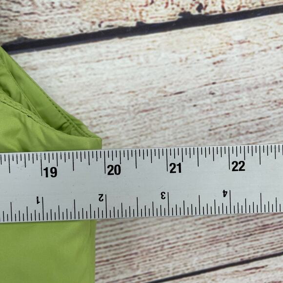 Eddie Bauer Premium Goose Down 700 Fill Power Puffer Vest Women's Medium Green - Picture 11 of 13